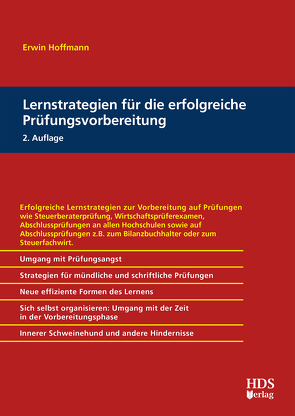 Lernstrategien für die erfolgreiche Prüfungsvorbereitung von Hoffmann,  Erwin