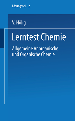 Lerntest Chemie von Hölig,  V.