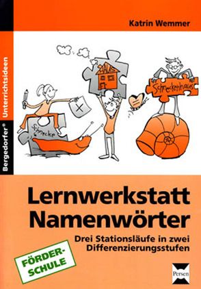 Lernwerkstatt Namenwörter von Wemmer,  Katrin