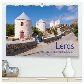 Leros – die Insel der Göttin Artemis (hochwertiger Premium Wandkalender 2024 DIN A2 quer), Kunstdruck in Hochglanz von O. Schüller und Elke Schüller,  Stefan