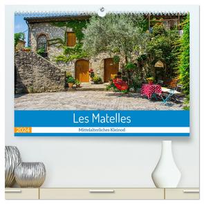 Les Matelles – Mittelalterliches Kleinod (hochwertiger Premium Wandkalender 2024 DIN A2 quer), Kunstdruck in Hochglanz von Bartruff,  Thomas