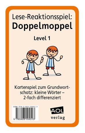 Lese-Reaktionsspiel: Doppelmoppel Level 1 von Pufendorf,  Christine von