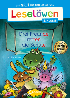 Leselöwen 2. Klasse – Drei Freunde retten die Schule von Pannen,  Kai