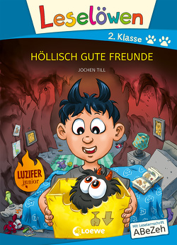 Leselöwen 2. Klasse – Höllisch gute Freunde (Großbuchstabenausgabe) von Lipkowski,  Ron, Reinki,  Kaja, Till,  Jochen