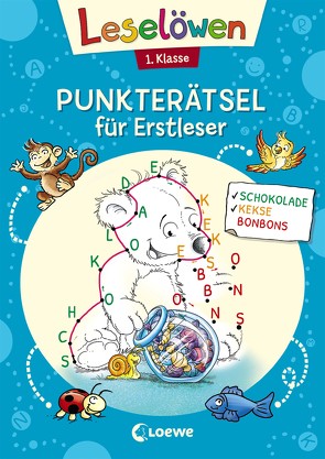 Leselöwen Punkterätsel für Erstleser – 1. Klasse (Blau) von Lohr,  Stefan