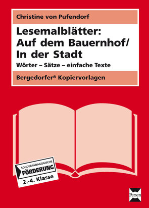 Lesemalblätter: Auf dem Bauernhof / In der Stadt von Pufendorf,  Christine von