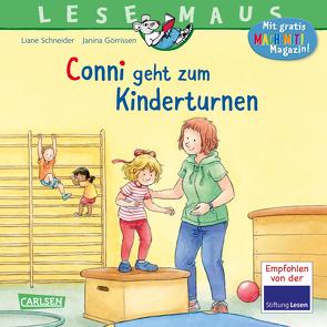 LESEMAUS 114: Conni geht zum Kinderturnen von Görrissen,  Janina, Schneider,  Liane