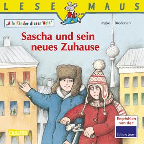 LESEMAUS 196: Sascha und sein neues Zuhause von Brodersen,  Ingke, Halberstam,  Myriam, Ivanov,  Alexander