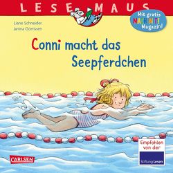 LESEMAUS 6: Conni macht das Seepferdchen von Görrissen,  Janina, Schneider,  Liane