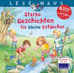 LESEMAUS Sonderbände: Starke Geschichten für kleine Entdecker von Breuer,  Maria, Butschkow,  Ralf, Choinski,  Sabine, Ebert,  Anne, Kraushaar,  Sabine, Krümmel,  Gabriela, Kunkel,  Daniela, Laschütza,  Susanne, Rudel,  Imke, Tielmann,  Christian, Weller,  Ursula