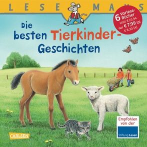 LESEMAUS Sonderbände: Die besten Tierkinder-Geschichten von Brandstetter,  Johann, Choinski,  Sabine, Gersmeier,  Ria, Krümmel,  Gabriela, Laschütza,  Susanne, Neubauer,  Annette, Rudel,  Imke, Tschubel,  Miriam, Vohwinkel,  Astrid