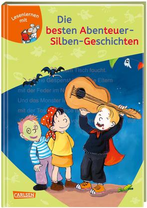 LESEMAUS zum Lesenlernen Sammelbände: Die besten Abenteuer-Silben-Geschichten von Albrecht,  Herdis, Boehme,  Julia, Gerold,  Ulrike, Hänel,  Wolfram, Herfurtner,  Rudolf, Kraushaar,  Sabine, Leberer,  Sigrid, Mechtel,  Manuela, Schroeder,  Gerhard, Tielmann,  Christian, Tust,  Dorothea, Wiese,  Petra