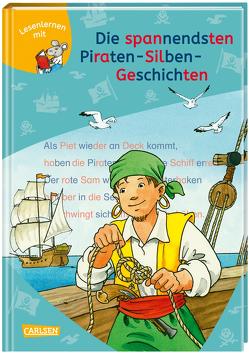 LESEMAUS zum Lesenlernen Sammelbände: Die spannendsten Piraten-Silben-Geschichten von Holtei,  Christa, Mechtel,  Manuela, Rudel,  Imke, Vohwinkel,  Astrid