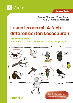 Lesen lernen mit 4-fach differenzierten Lesespuren von Blomann,  S., Rook,  S., Schlimok,  J., Zöh,  A.