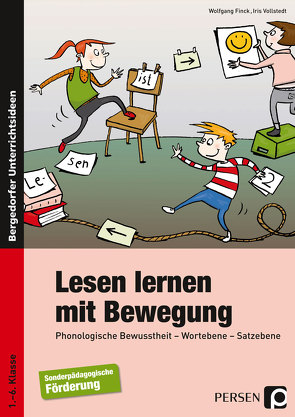 Lesen lernen mit Bewegung von Finck,  Wolfgang, Vollstedt,  Iris