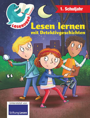 Lesen lernen mit Detektivgeschichten | Leserobbe von von Kessel,  Carola, Wood,  Hannah