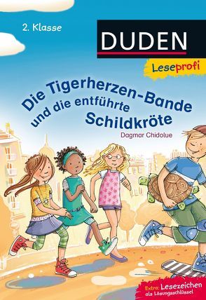 Duden Leseprofi – Die Tigerherzen-Bande und die entführte Schildkröte, 2. Klasse von Chidolue,  Dagmar, Glökler,  Angela