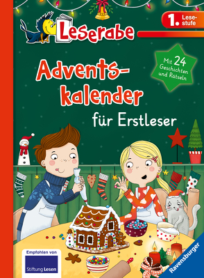 Leserabe – Sonderausgaben: Adventskalender für Erstleser von Allert,  Judith, Arend,  Doris, Broska,  Elke, Gotzen-Beek,  Betina, Ionescu,  Catherine Gabrielle, Kiel,  Anja, Leiber,  Lila L., Lohr,  Stefan, Merle,  Katrin, Meyer-Dietrich,  Inge, Penner,  Angelika, Rasch,  Anne Karen, Schulmeyer,  Heribert, Tino, Uebe,  Ingrid, VEB SPIELEKOMBINAT Katja Volk, Voigt,  Silke, von Vogel,  Maja