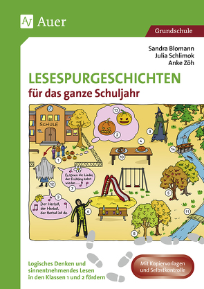 Lesespurgeschichten für das ganze Schuljahr 1/2 von Blomann,  Sandra, Schlimok,  Julia, Zöh,  Anke