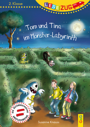 LESEZUG/2. Klasse: Tom und Tina im Monster-Labyrinth von Knauss,  Susanne, Reichert,  Katharina