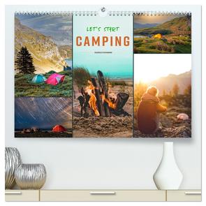 Let’s start Camping (hochwertiger Premium Wandkalender 2024 DIN A2 quer), Kunstdruck in Hochglanz von Roder,  Peter