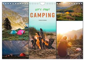 Let’s start Camping (Wandkalender 2024 DIN A4 quer), CALVENDO Monatskalender von Roder,  Peter