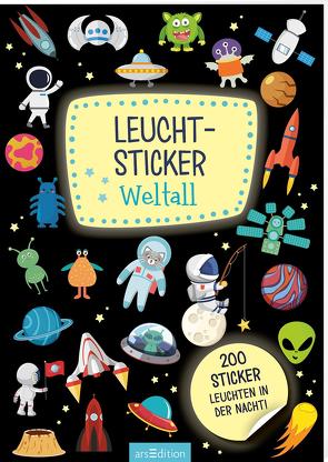 Leucht-Sticker – Weltall von Schindler,  Eva