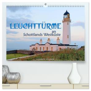 Leuchttürme an Schottlands Westküste (hochwertiger Premium Wandkalender 2024 DIN A2 quer), Kunstdruck in Hochglanz von Haafke,  Udo