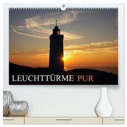 Leuchttürme PUR (hochwertiger Premium Wandkalender 2024 DIN A2 quer), Kunstdruck in Hochglanz von Prescher,  Werner