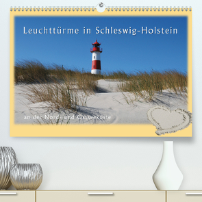 Leuchttürme Schleswig-Holsteins (Premium, hochwertiger DIN A2 Wandkalender 2021, Kunstdruck in Hochglanz) von Brandt,  Jessica