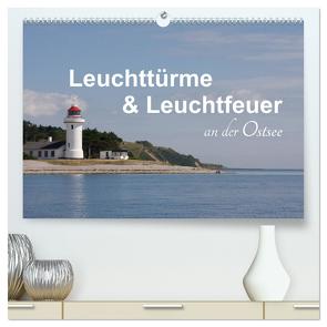 Leuchttürme und Leuchtfeuer an der Ostsee (hochwertiger Premium Wandkalender 2024 DIN A2 quer), Kunstdruck in Hochglanz von Carina-Fotografie,  Carina-Fotografie