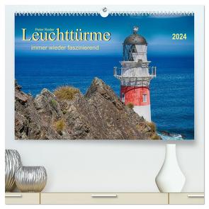 Leuchtürme – immer wieder faszinierend (hochwertiger Premium Wandkalender 2024 DIN A2 quer), Kunstdruck in Hochglanz von Roder,  Peter