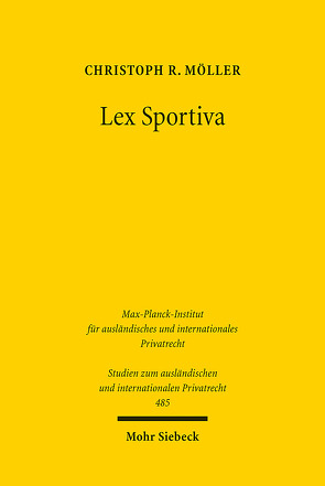 Lex Sportiva von Möller,  Christoph R.