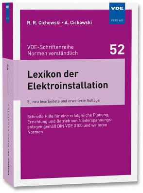 Lexikon der Elektroinstallation von Cichowski,  Anjo, Cichowski,  Rolf Rüdiger