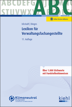 Lexikon für Verwaltungsfachangestellte von Dinges,  Marvin, Ickstadt,  Ewald