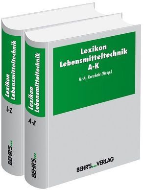 Lexikon Lebensmitteltechnik von Kurzhals,  Prof. Dr.-Ing. Hans-Albert