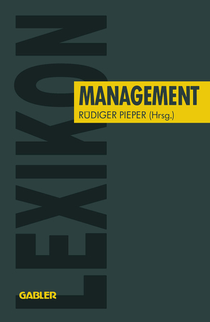 Lexikon Management von Pieper,  Rüdiger