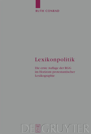 Lexikonpolitik von Conrad,  Ruth