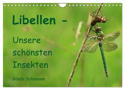 Libellen – Unsere schönsten Insekten (Wandkalender 2024 DIN A4 quer), CALVENDO Monatskalender von Schuemann,  Gisela