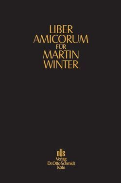 Liber amicorum für Martin Winter von Hoffmann-Becking,  Michael, Hüffer,  Uwe, Reichert,  Jochem