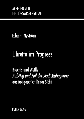 Libretto im Progress von Nyström,  Esbjörn