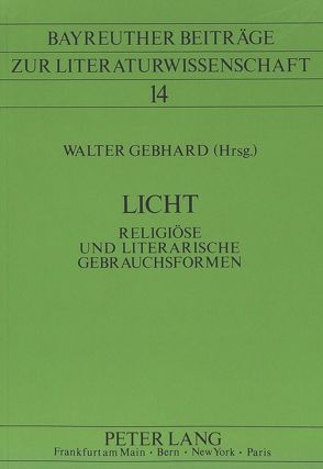 Licht von Gebhard,  Walter