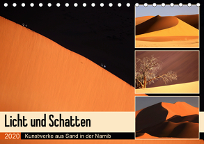 Licht und Schatten – Kunstwerke aus Sand in der Namib (Tischkalender 2020 DIN A5 quer) von und Michael Herzog,  Yvonne