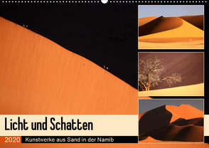 Licht und Schatten – Kunstwerke aus Sand in der Namib (Wandkalender 2020 DIN A2 quer) von und Michael Herzog,  Yvonne