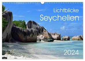 Lichtblicke – Seychellen (Wandkalender 2024 DIN A3 quer), CALVENDO Monatskalender von Bade,  Uwe