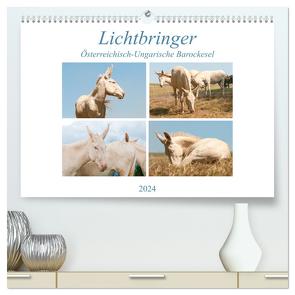 Lichtbringer – Österreichisch-Ungarische Barockesel (hochwertiger Premium Wandkalender 2024 DIN A2 quer), Kunstdruck in Hochglanz von Bölts,  Meike