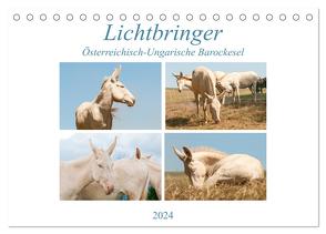 Lichtbringer – Österreichisch-Ungarische Barockesel (Tischkalender 2024 DIN A5 quer), CALVENDO Monatskalender von Bölts,  Meike