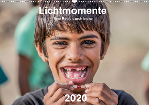 Lichtmomente – Eine Reise durch Indien (Wandkalender 2020 DIN A2 quer) von Kraft,  Saskia