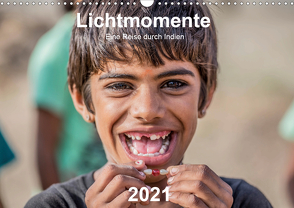 Lichtmomente – Eine Reise durch Indien (Wandkalender 2021 DIN A3 quer) von Kraft,  Saskia