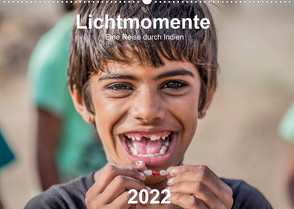 Lichtmomente – Eine Reise durch Indien (Wandkalender 2022 DIN A2 quer) von Kraft,  Saskia